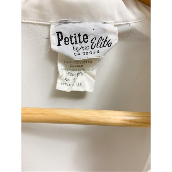 Vintage White Blouse - Picture 5 of 8